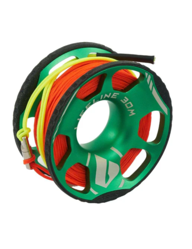 Apeks Lifeline Spool 30M – Spool de Linha de Alta Visibilidade para Mergulho Técnico