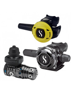 Scubapro Pack MK25 EVO / A700 Carbon Black Tech + S270 – Premium Diving Regulator