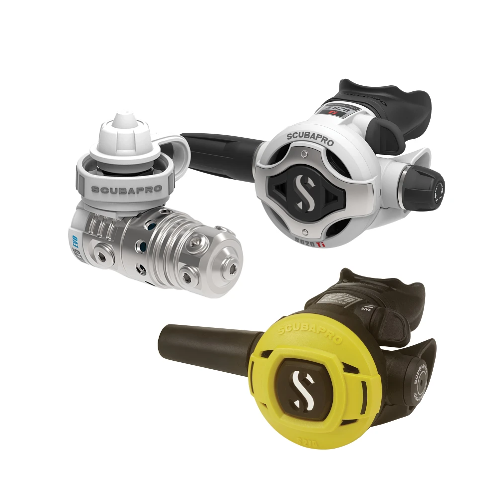 Pack Regulador Scubapro MK25 EVO / S620 Ti Branco + S270