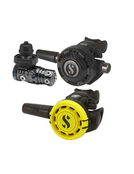 Scubapro MK25 EVO/G260 Black Tech + R105 | Pack Regulador