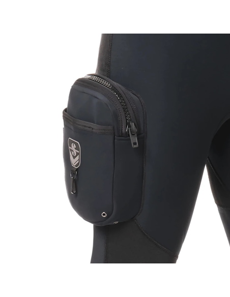 Scubapro Nova Scotia Men 7.5mm All Black | Semi-Dry Suit