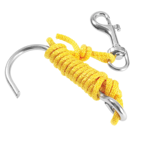 Scubapro Reef Hook with Bolt Snap & Line