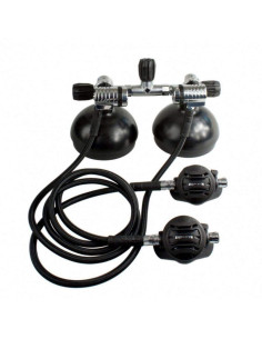 Apeks TEK3 Regulator for Technical Diving and Twinset, Over-balanced for Twinset or Sidemount 2