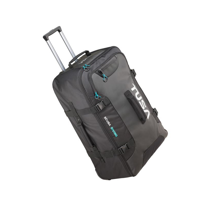 Travel Roller Bag - Wheeled Bag with Compression Straps and Pockets