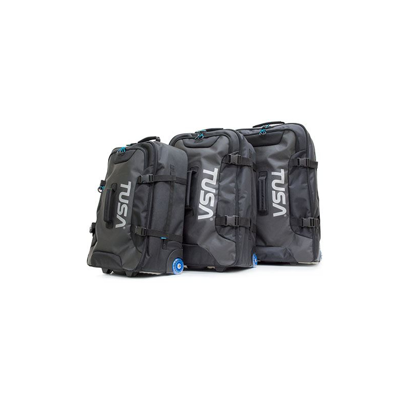 Travel Roller Bag - Wheeled Bag with Compression Straps and Pockets