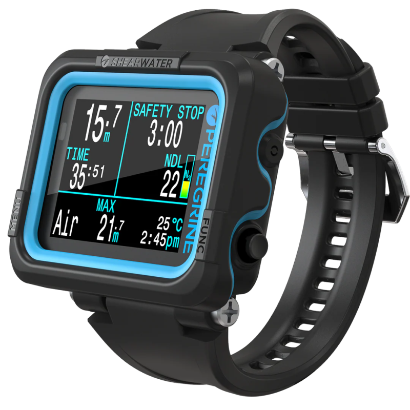 Shearwater Peregrine Dive Computer | Full-Colour LCD, Multi-Gas