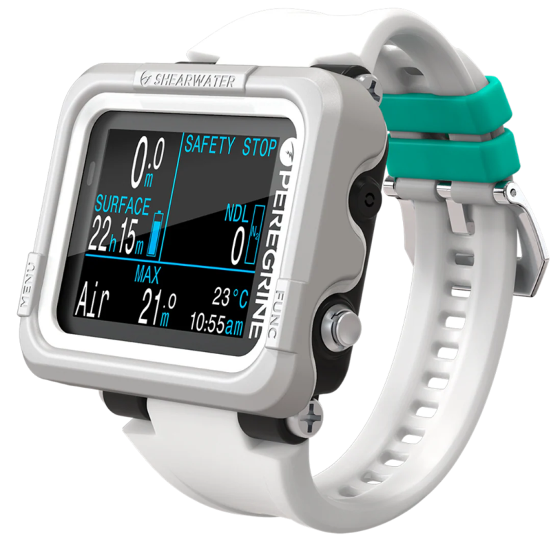 Computador de Mergulho Shearwater Peregrine | LCD a Cores, Multi-Gás