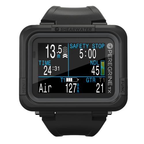 Shearwater Peregrine TX Dive Computer | Multi-Gas & Air Integration