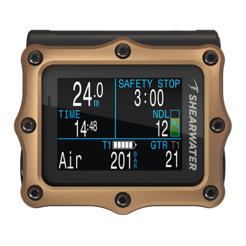 Computador de Mergulho Shearwater Perdix 2 Ti | Multi-Gás e Integração de Ar