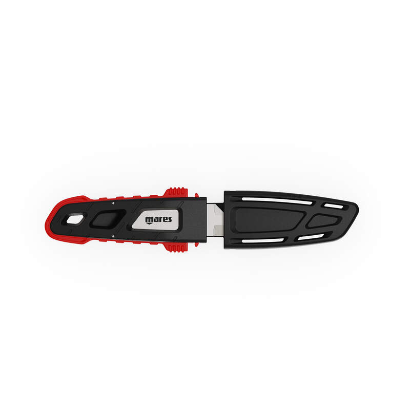 Mares Compact dive knife with sheath