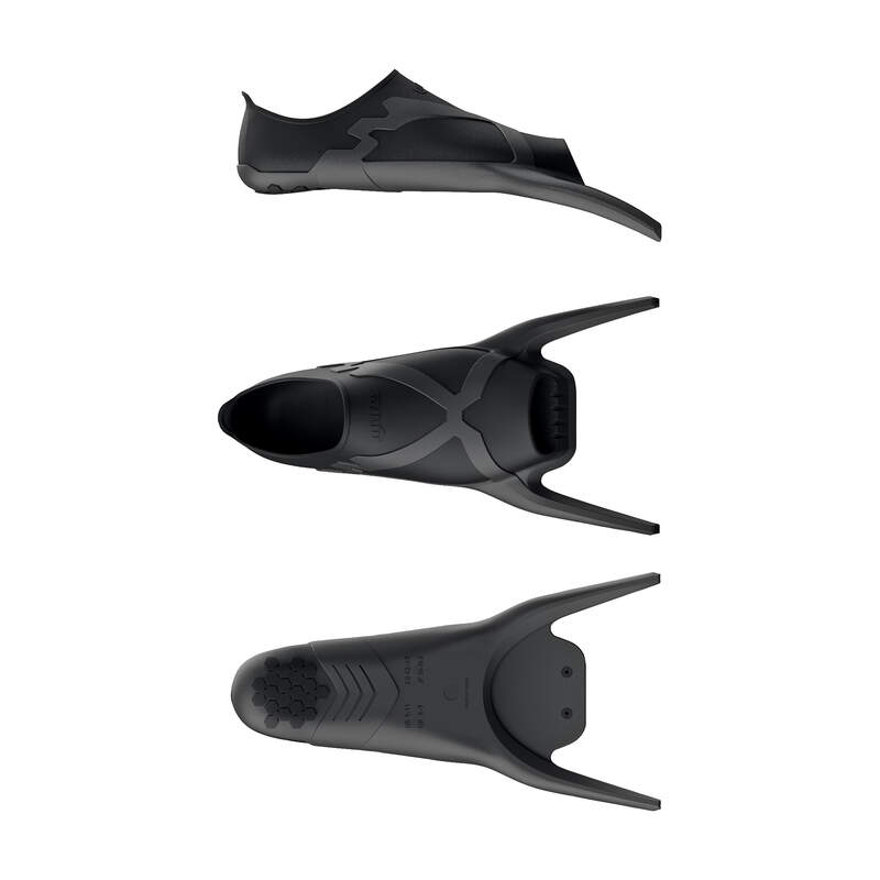 Mares X-Wing Black Foot Pocket | Freediving Fin Replacement Foot Pocket