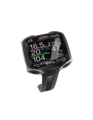 Mares QUAD Ci Dive Computer - Air Integration & Multigas Control