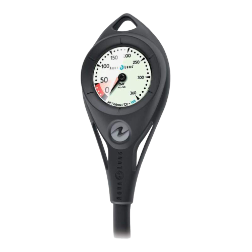 Aqualung Pressure Gauge with Temperature Display