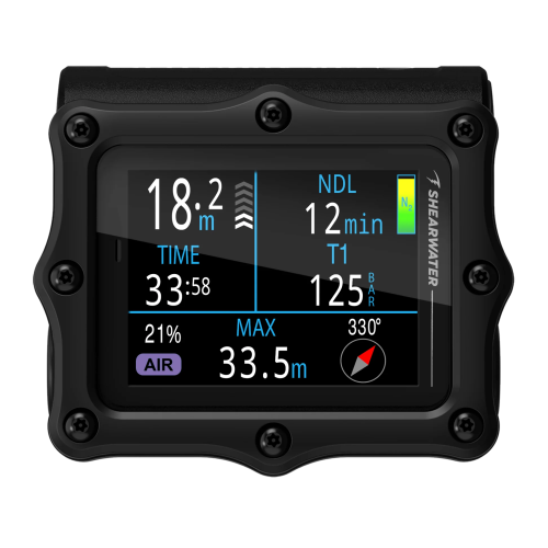 Shearwater Perdix 3 | Computador de Mergulho com Ecrã AMOLED