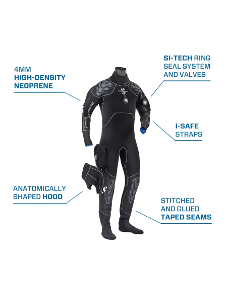 Scubapro Everdry 4 Men Drysuit 4mm - Compressed Neoprene Comfort