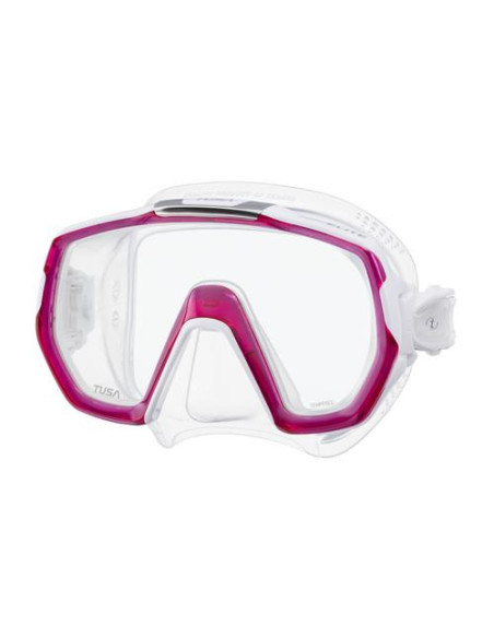 Máscara de Mergulho TUSA Freedom Elite - Lente Única e Silicone Transparente