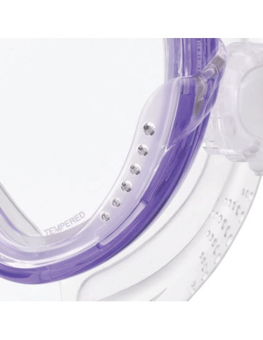 Máscara TUSA M1002 Tina - Máscara de Mergulho de Lente Única e Perfil Baixo