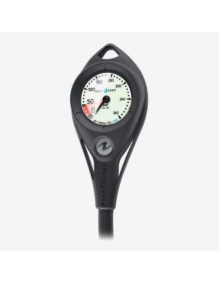 Aqualung Pressure Gauge with Temperature Display