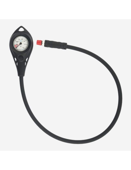 Aqualung Pressure Gauge with Temperature Display